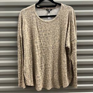 Leopard Print Tunic Sweater